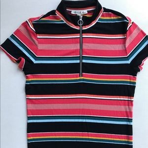 EXPRESS Striped Shirt, Size M